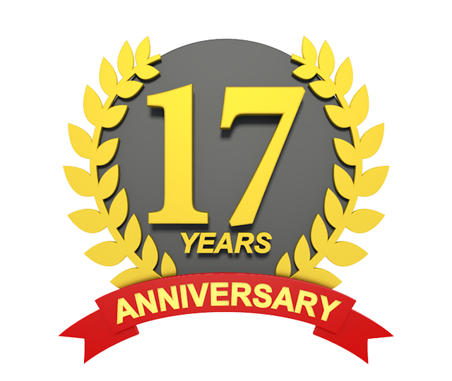 おかげさまで創業17周年!10月1日~31日、感謝祭開催します!!